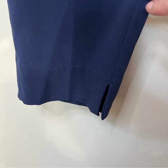 NWT Banana Republic Crop Pull On Flat Front Pants Navy Blue size 6 - Picture 6 of 13